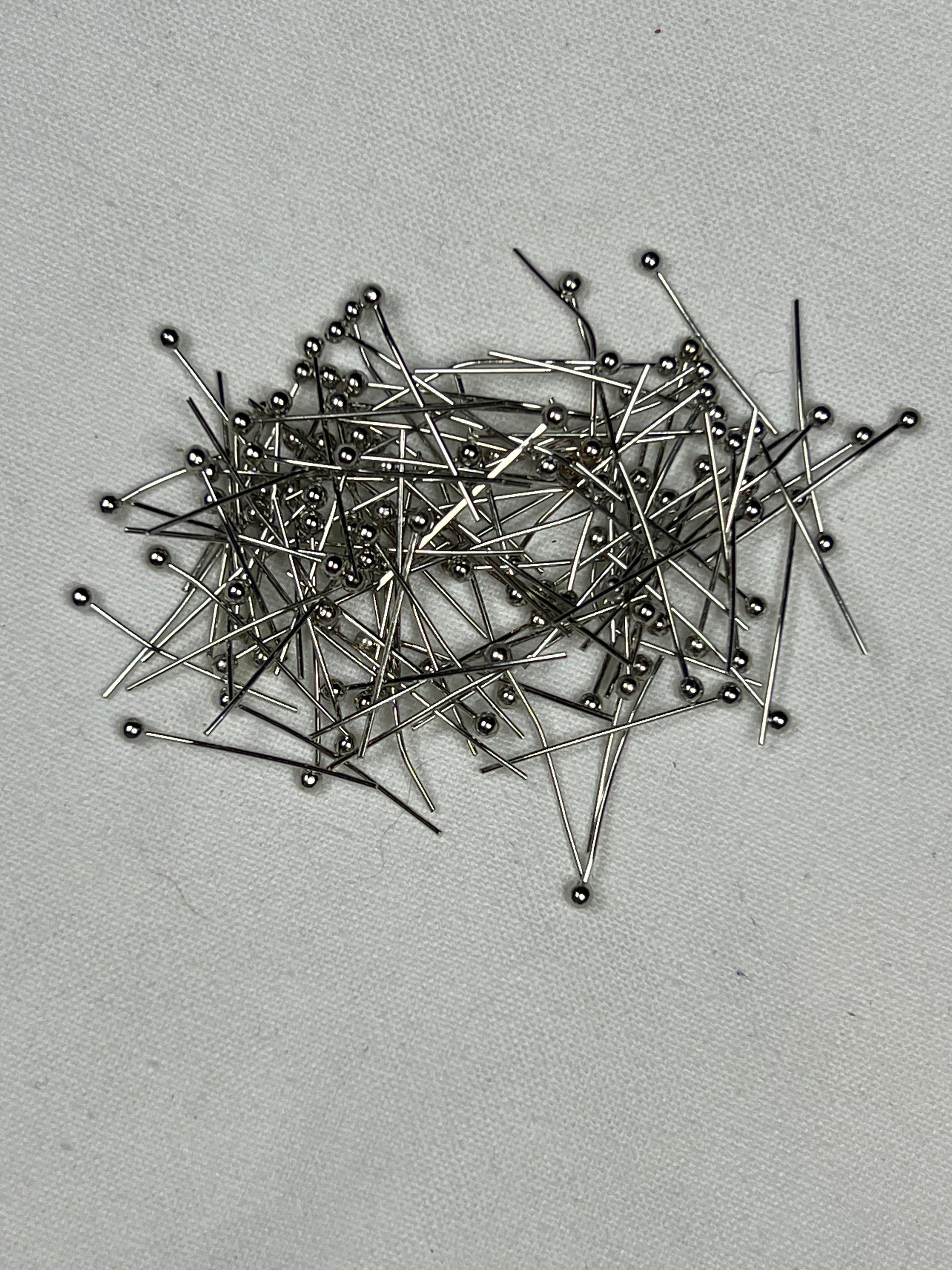 100 18mm Brass Ball Head Pins
