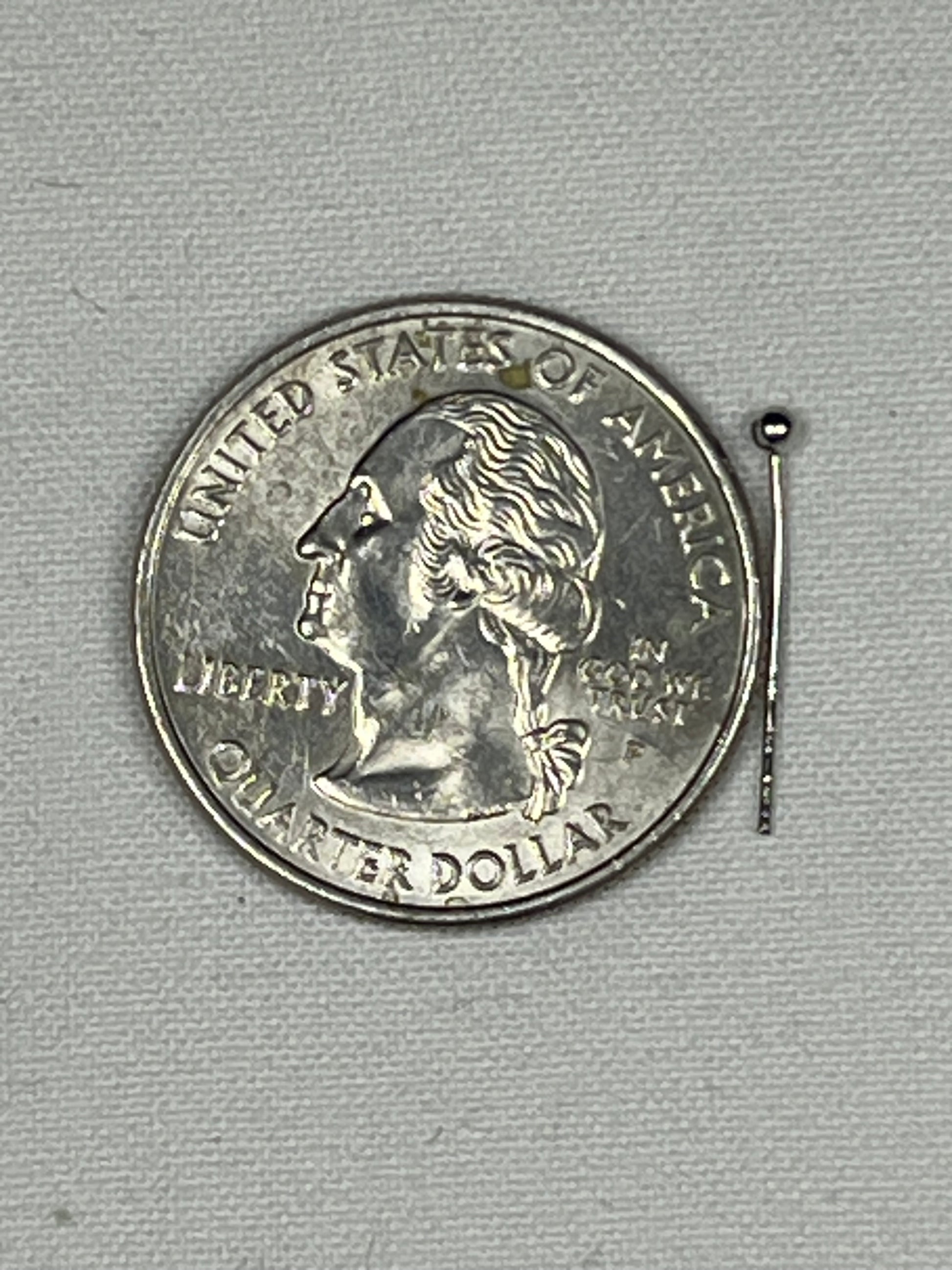 100 18mm Brass Ball Head Pins