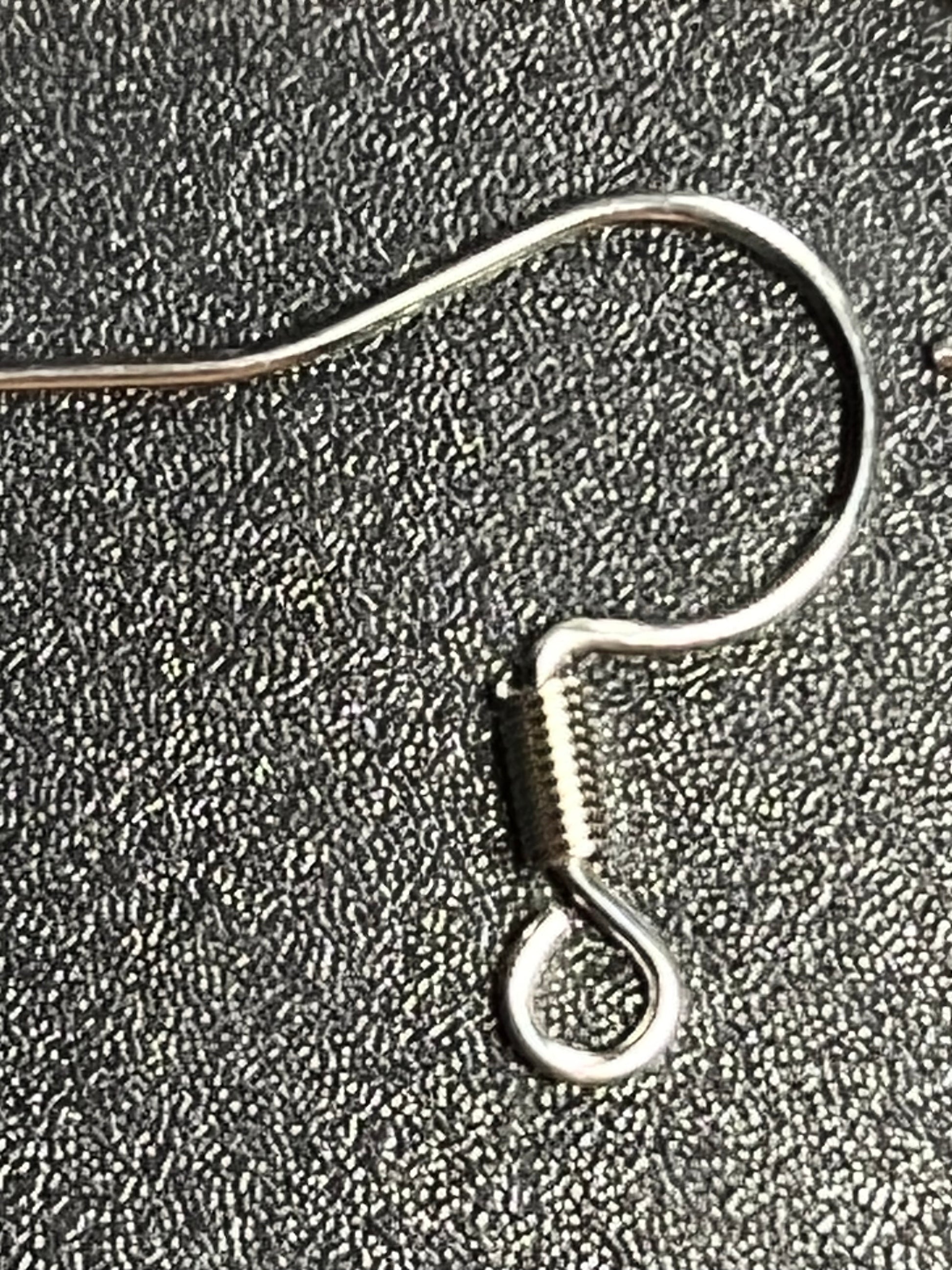10 Pairs 316 Stainless Steel Earring Hooks w/Loop & Nuts