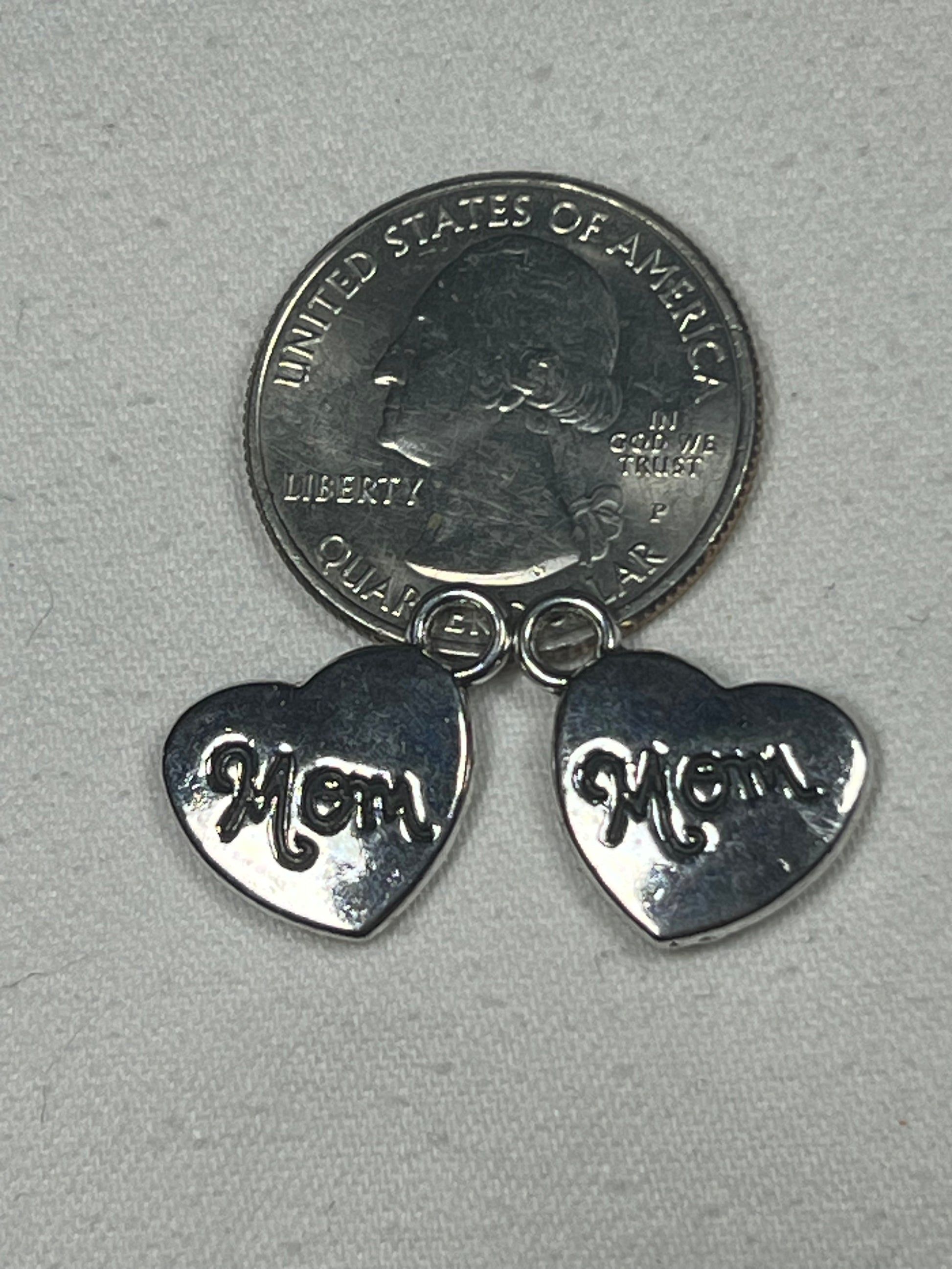 10 Tibetan Style Double Sided Mom Pendants