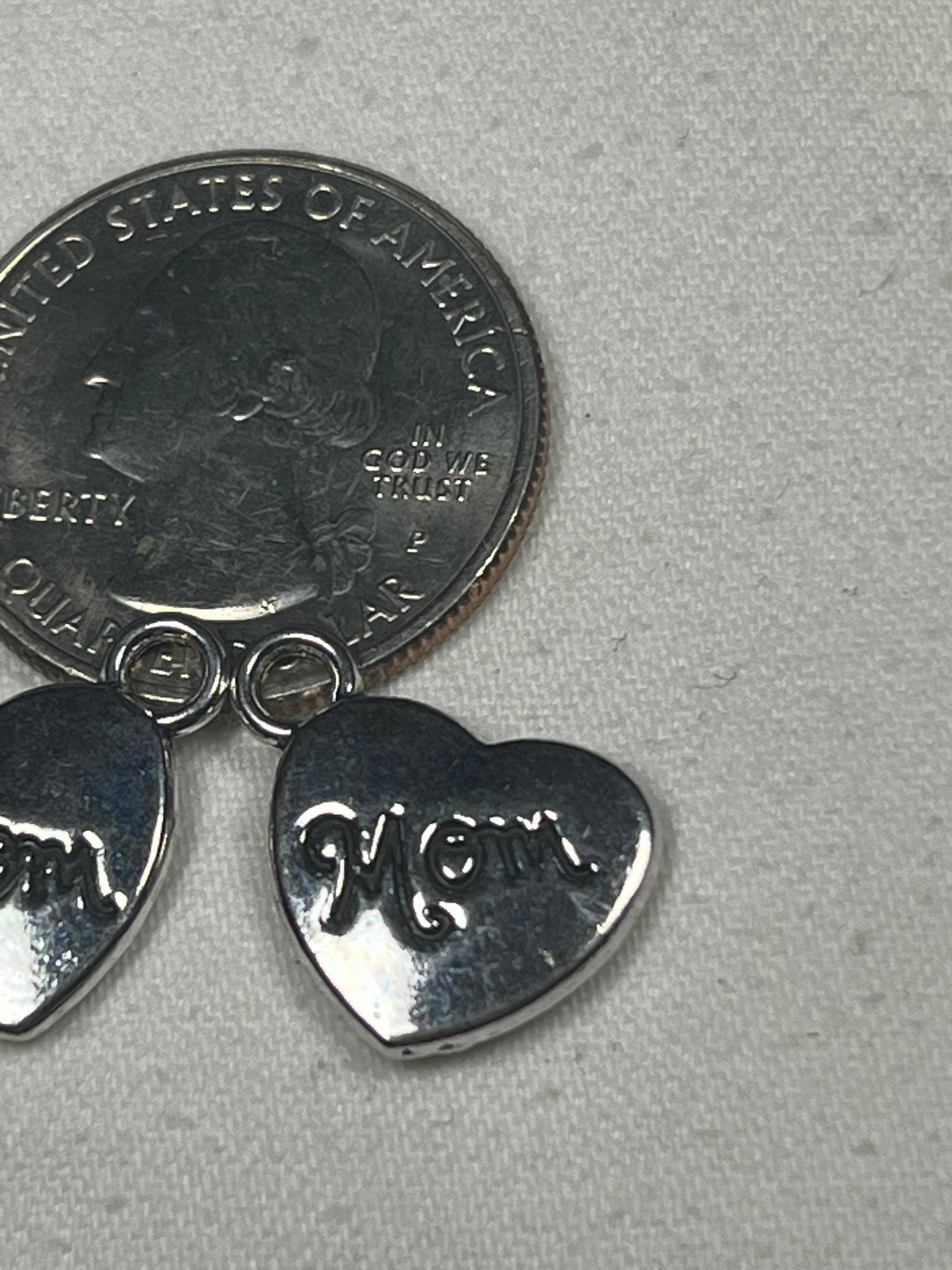 10 Tibetan Style Double Sided Mom Pendants