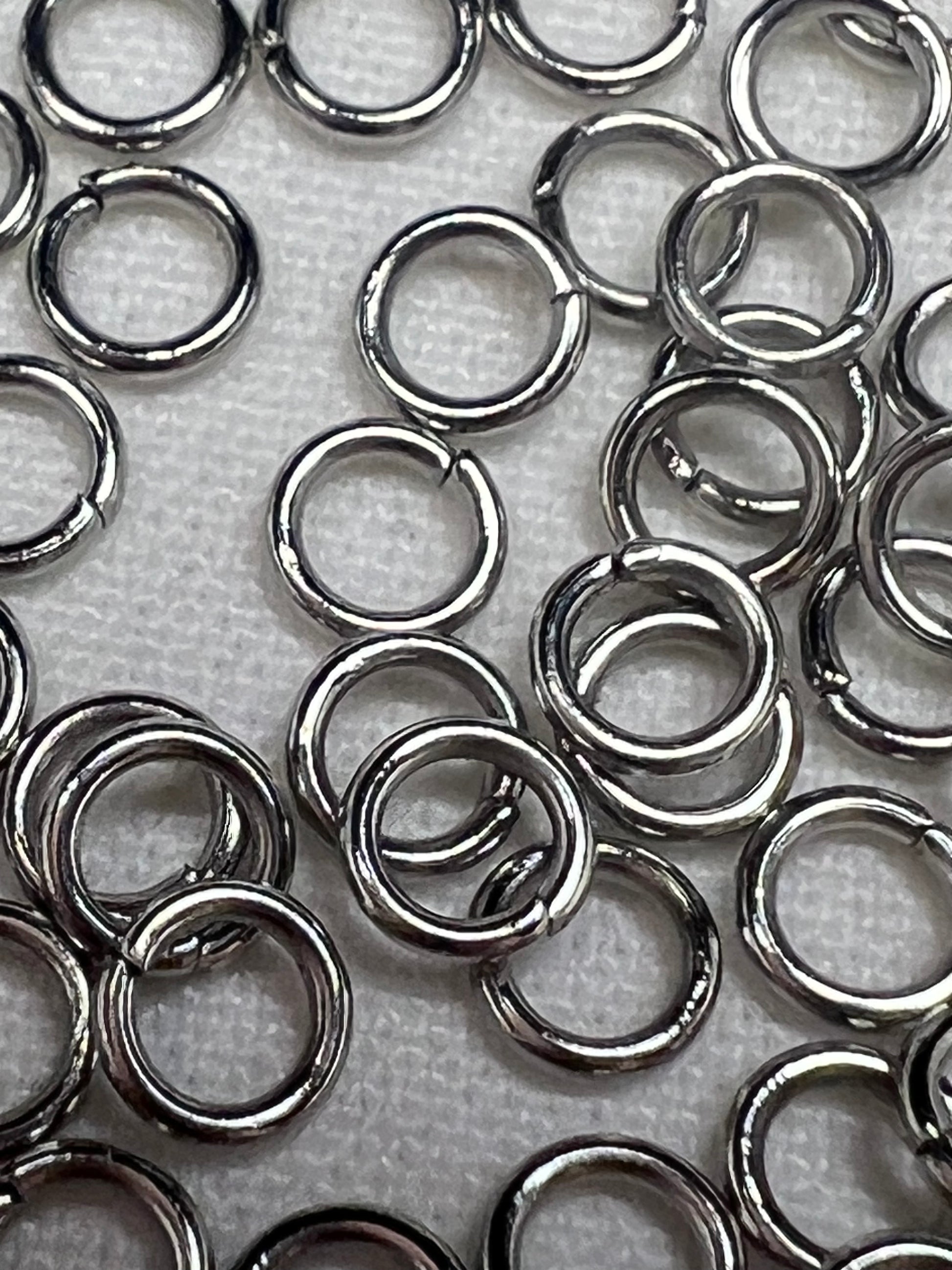 150 4mm 304 Stainless Steel Open Jump Rings