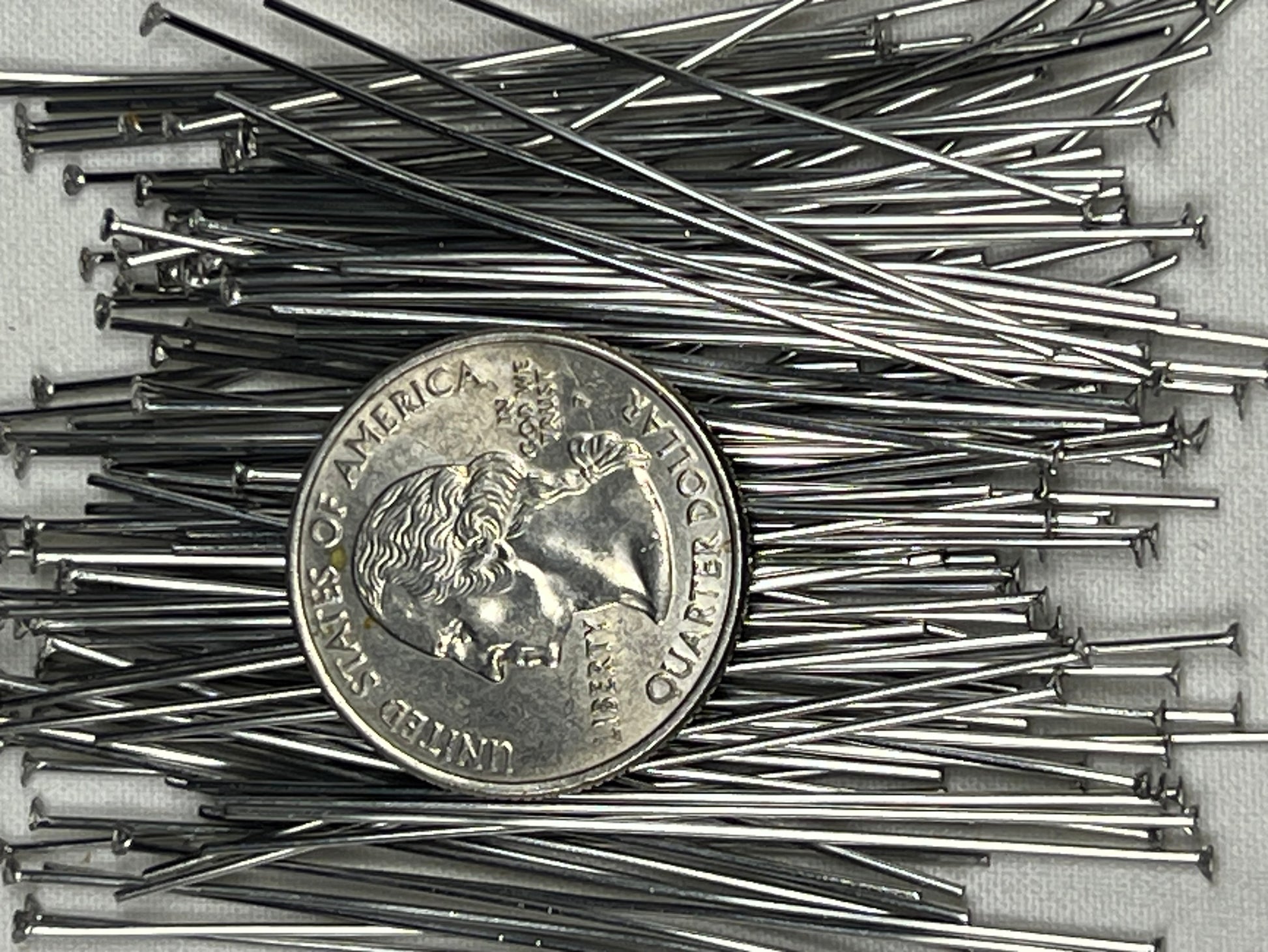 100 50mm 304 Stainless Steel Flat Head Pins