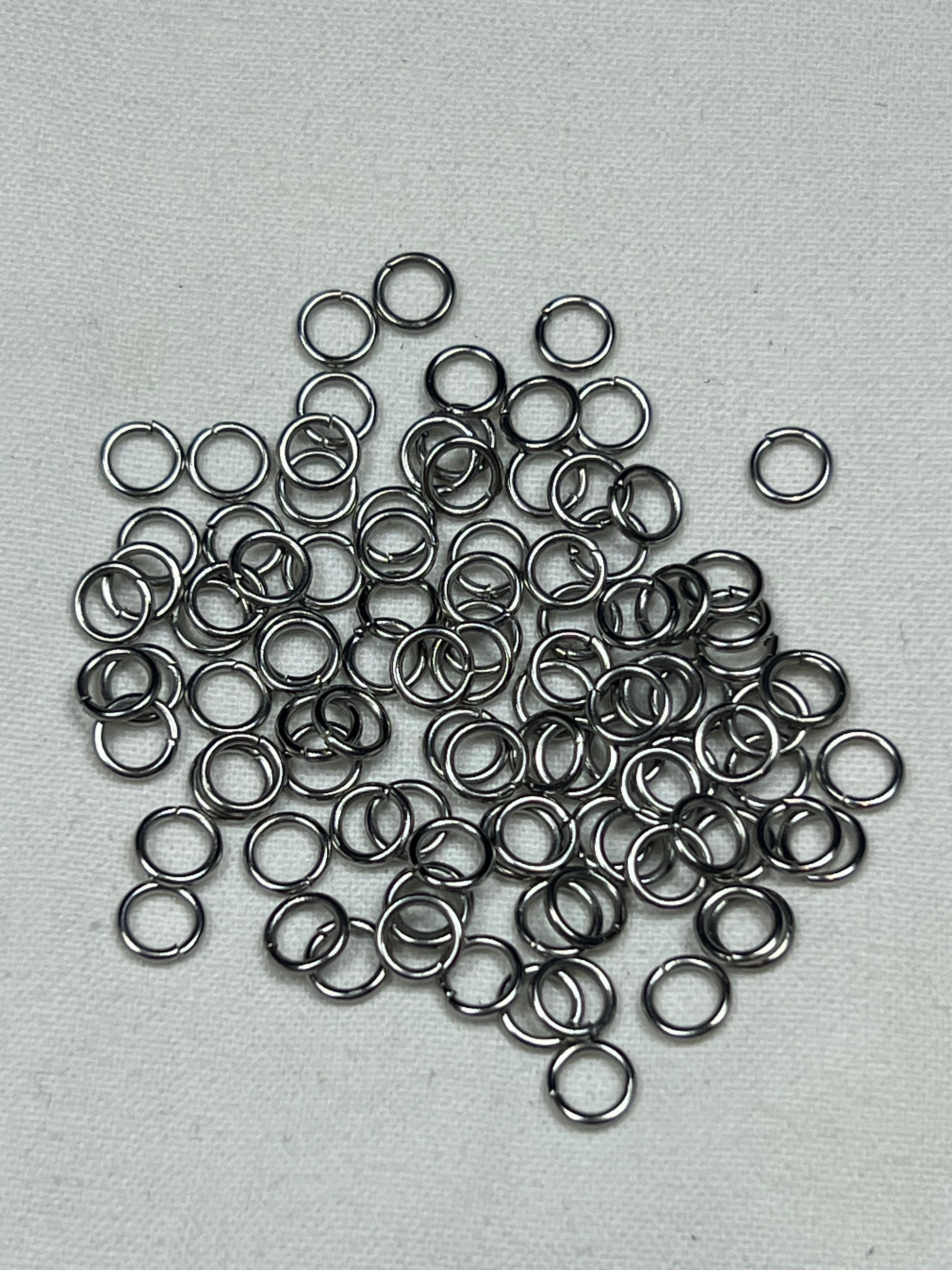 100 5mm 304 Stainless Steel Jump Rings