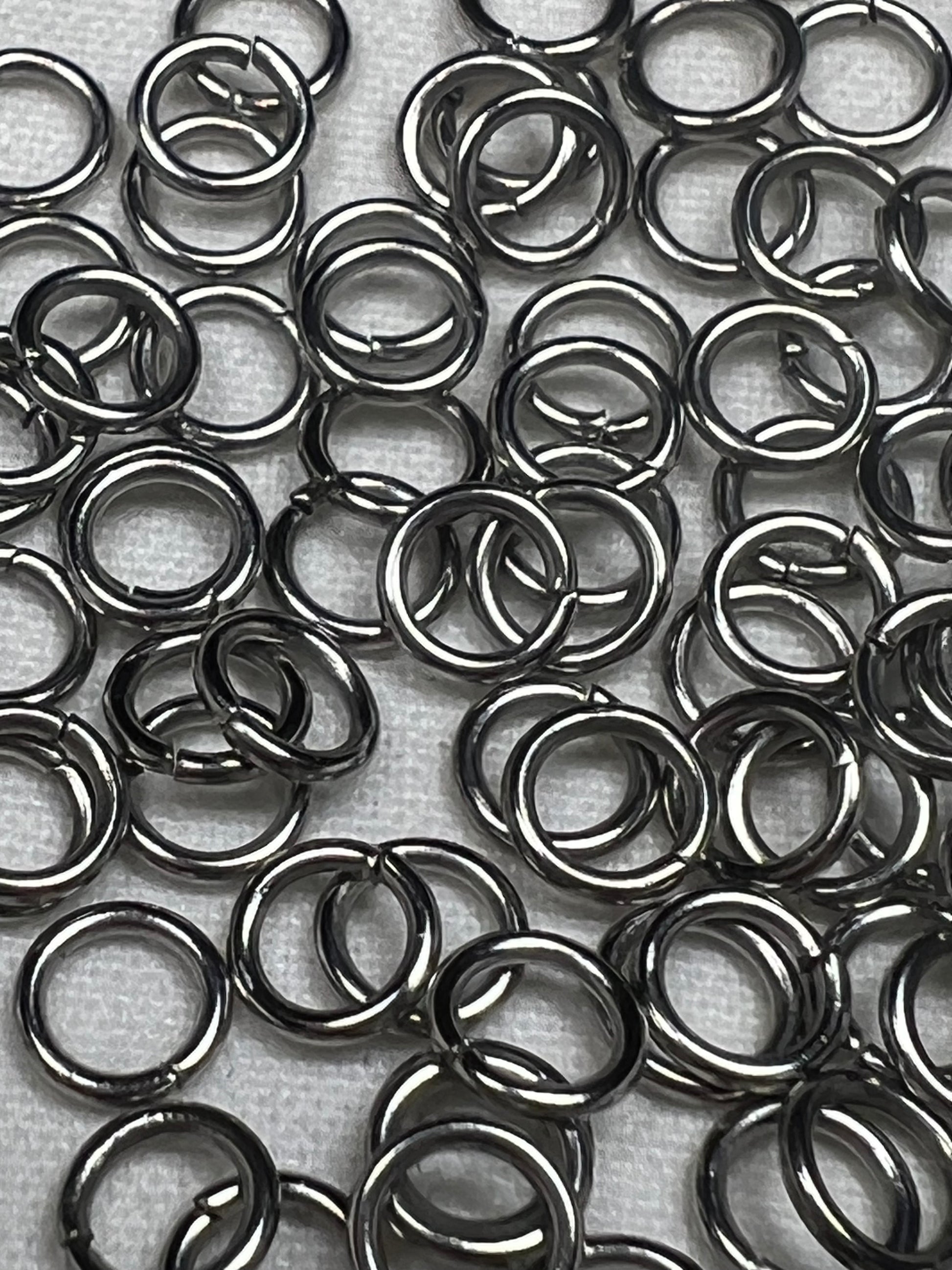 100 5mm 304 Stainless Steel Jump Rings