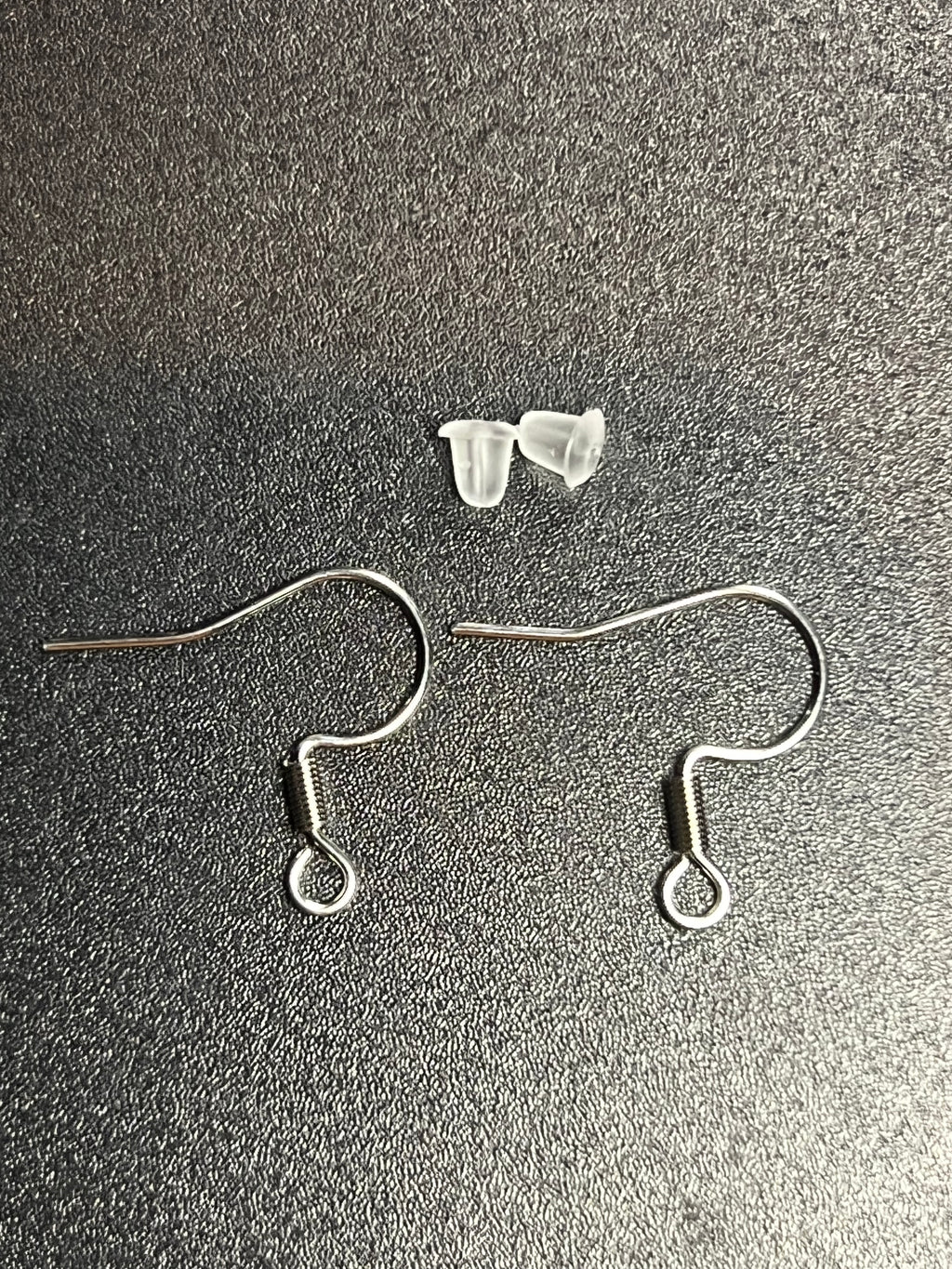 10 Pairs 316 Stainless Steel Earring Hooks w/Loop & Nuts