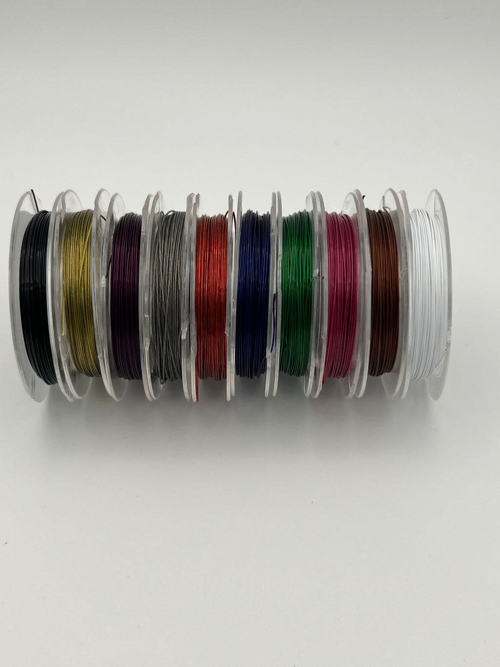 10 Rolls 0.38mm Stainless Steel Tiger Tail Wire 10m/Roll