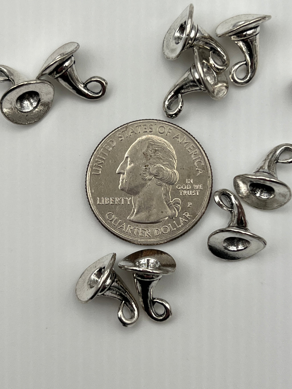 10 Tibetan Style Halloween Witch Hat Pendants