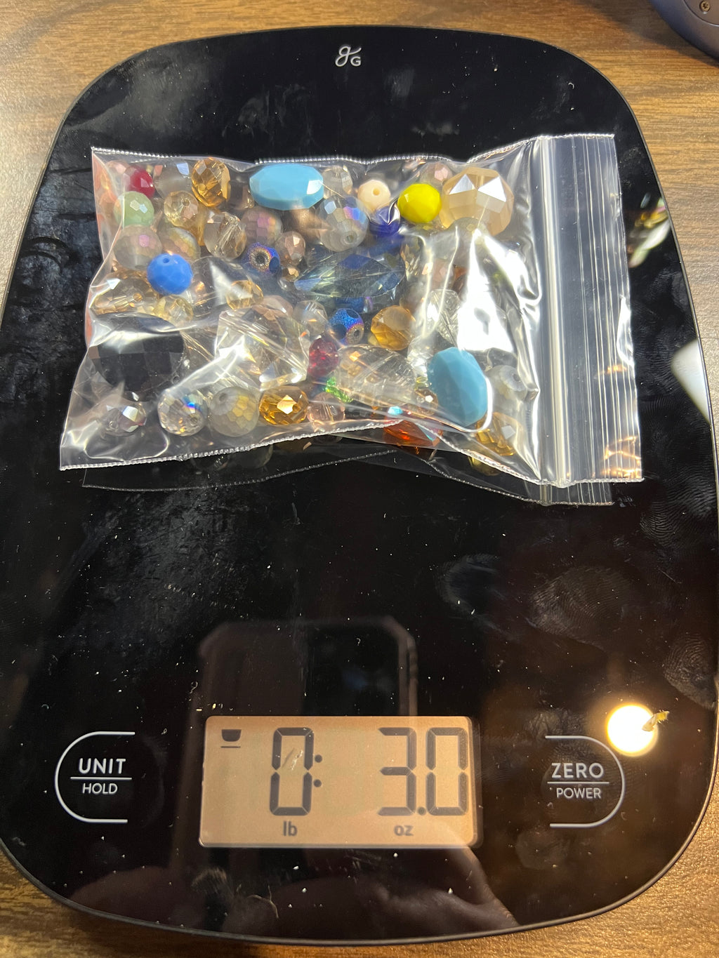 3 oz. Glass Beads Mixed Sizes, Shapes & Colors