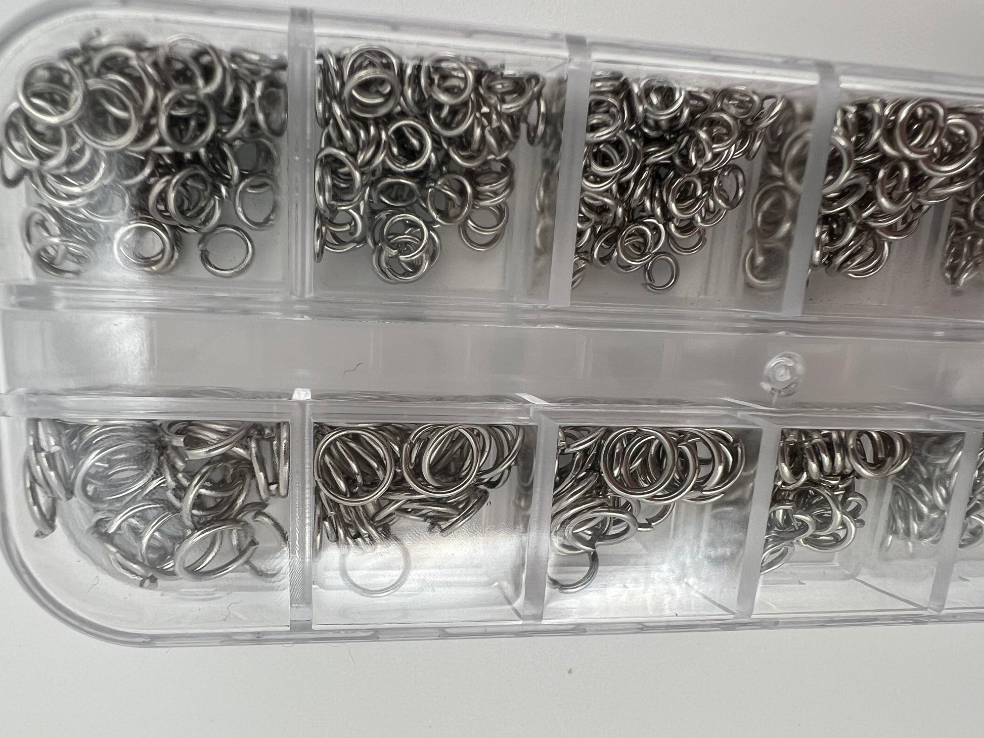304 Stainless Steel Jump Rings Mixed Sizes 865 Jump Rings