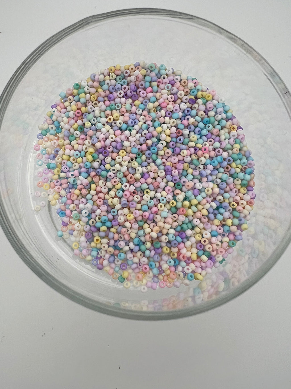1 oz. 13/0 Opaque Glass Seed Beads Pastels