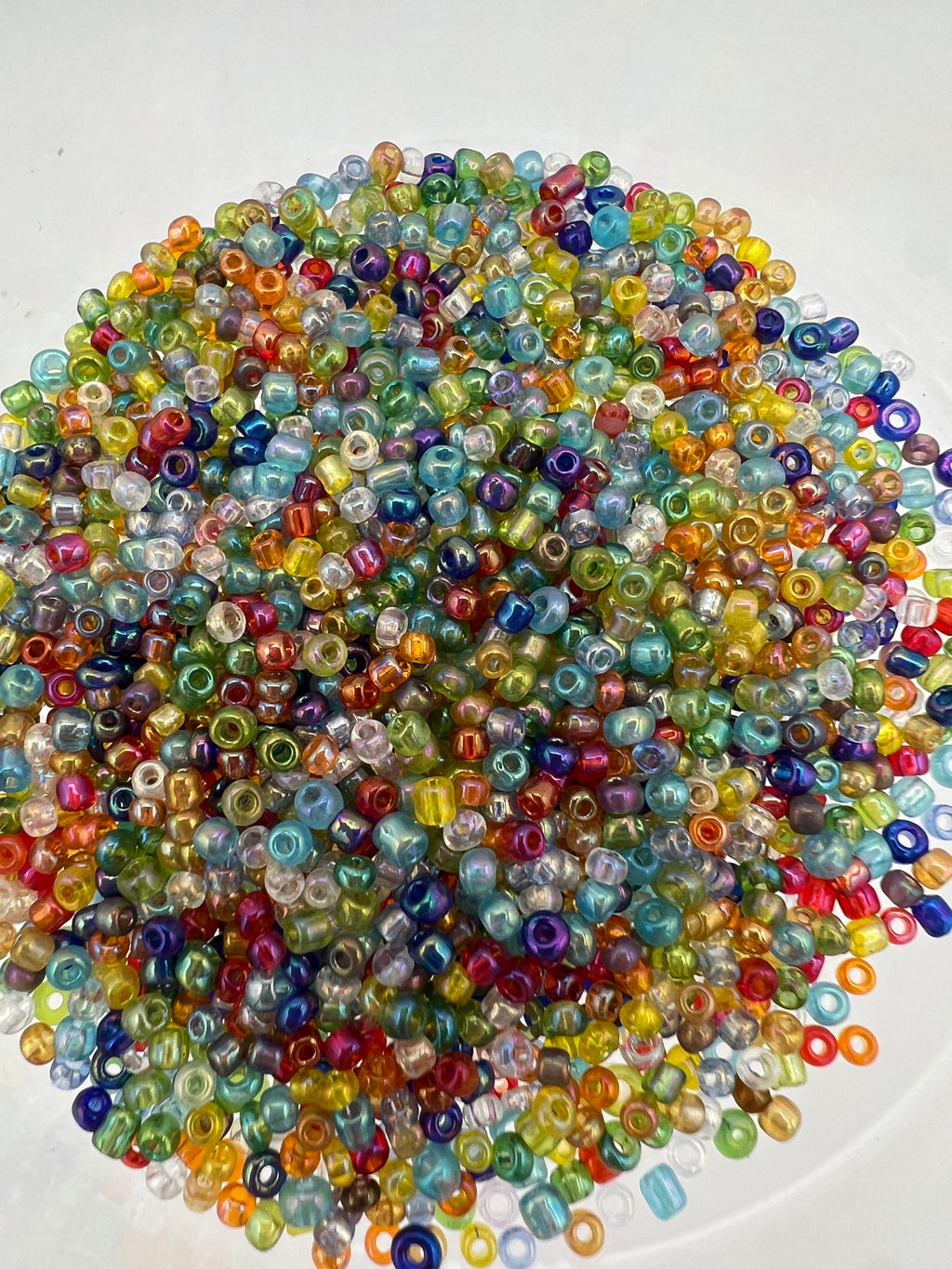 1 oz. 12/0 Glass Seed Beads Rainbow