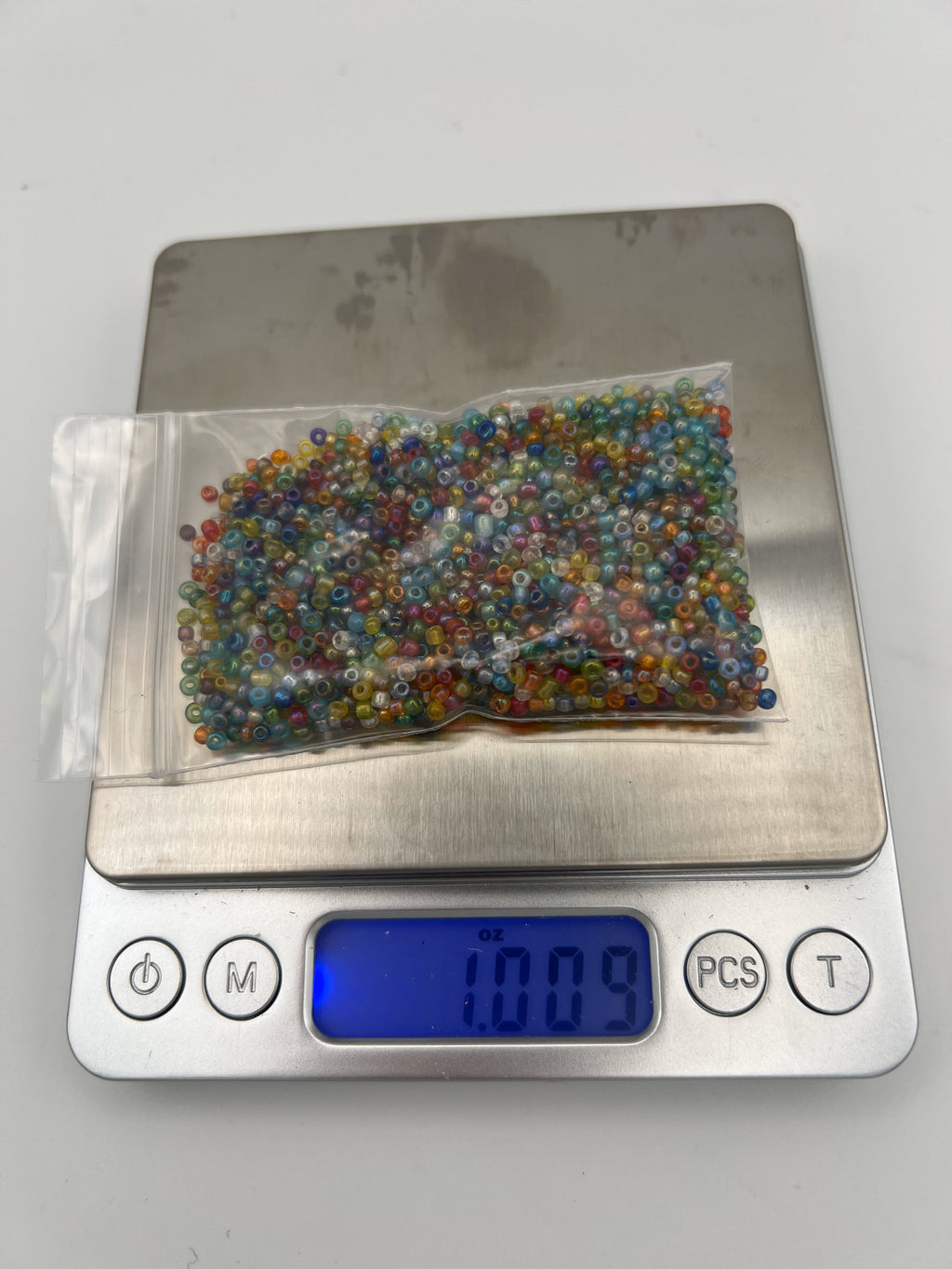 1 oz. 12/0 Glass Seed Beads Rainbow