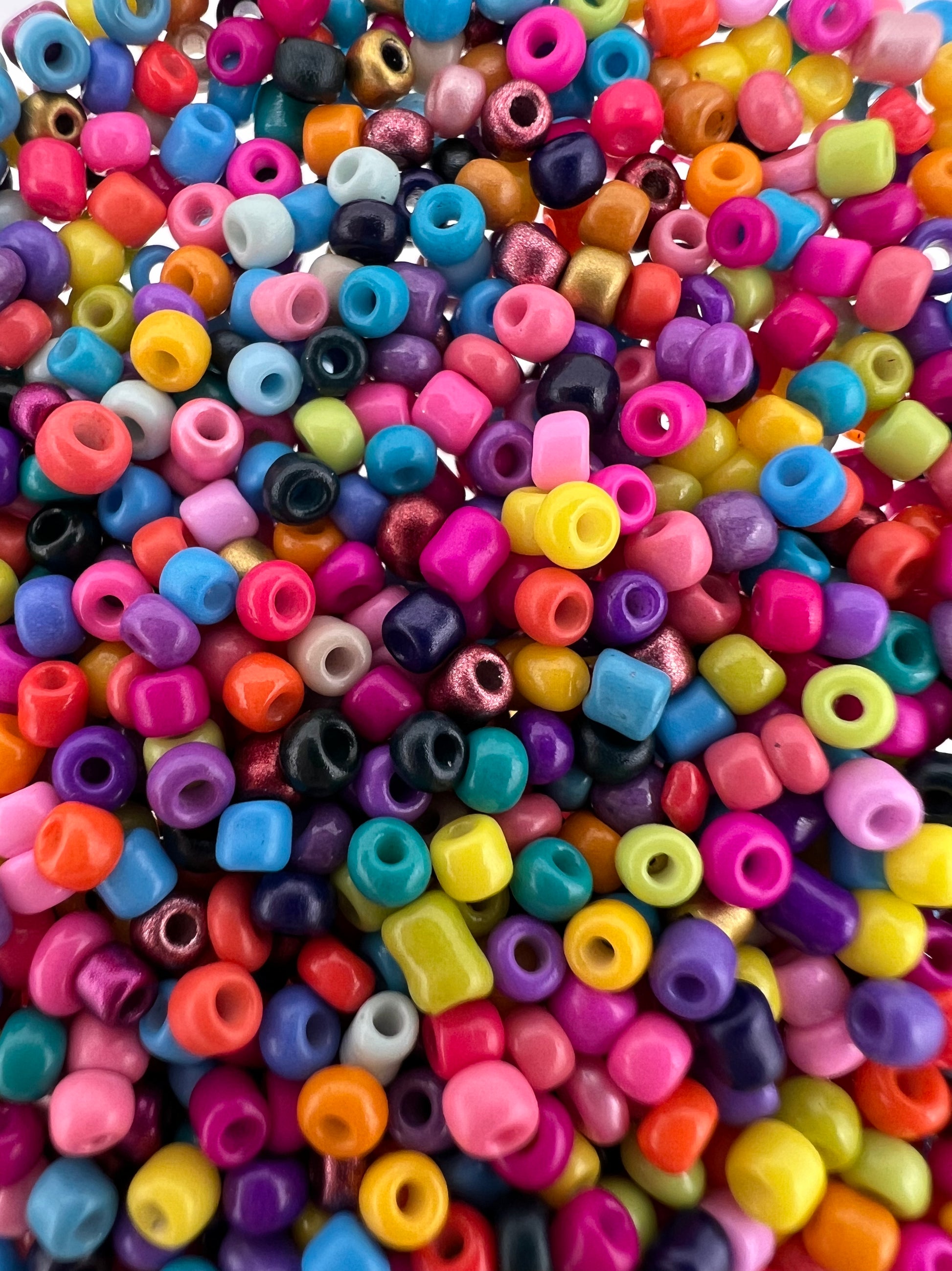 1 oz. 12/0 Opaque Glass Seed Beads Bright & Colorful