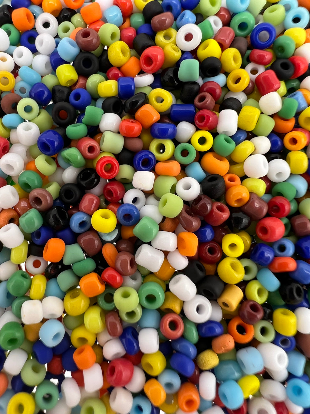 1 oz. 12/0 Opaque Glass Seed Beads Rainbow