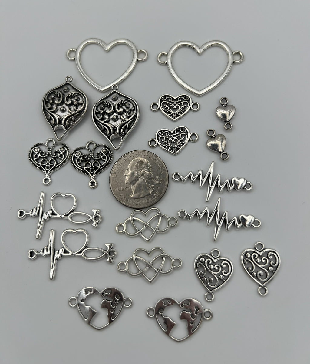 20 Tibetan Style Connector Charms