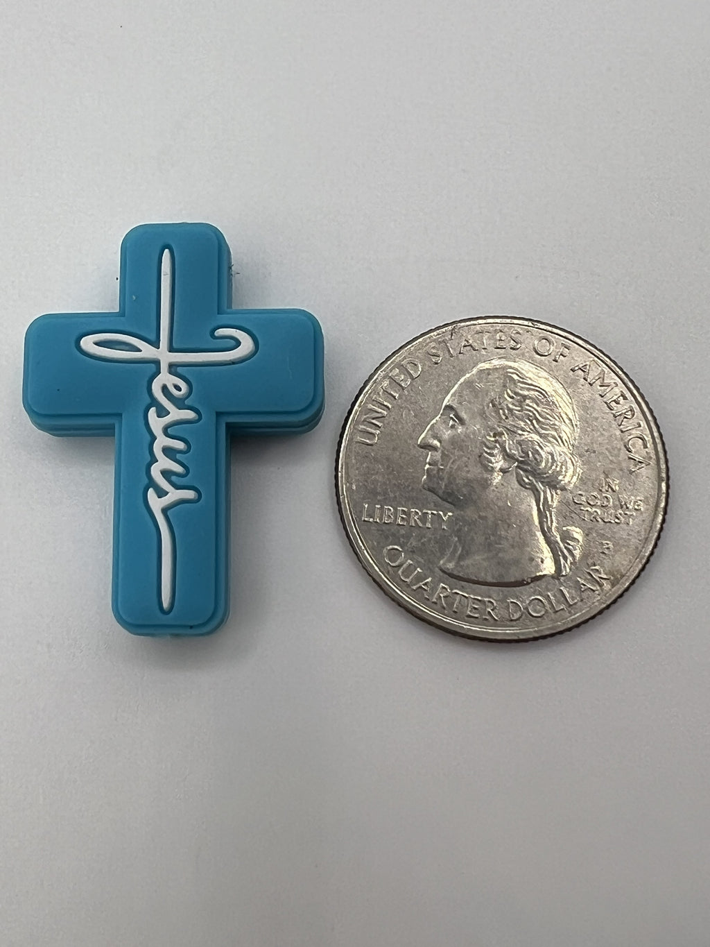 Jesus Cross Focal Beads-6 pc.
