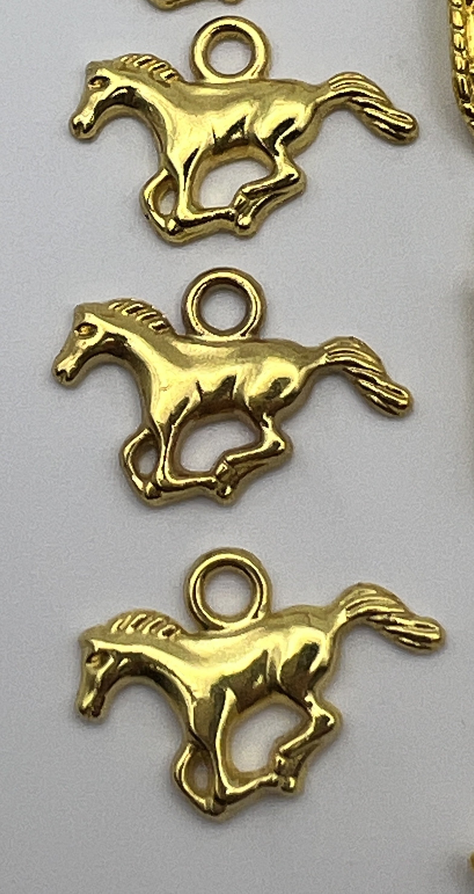 30 pc. Tibetan Style Golden Western Pendants - Hats, Boots & Horses