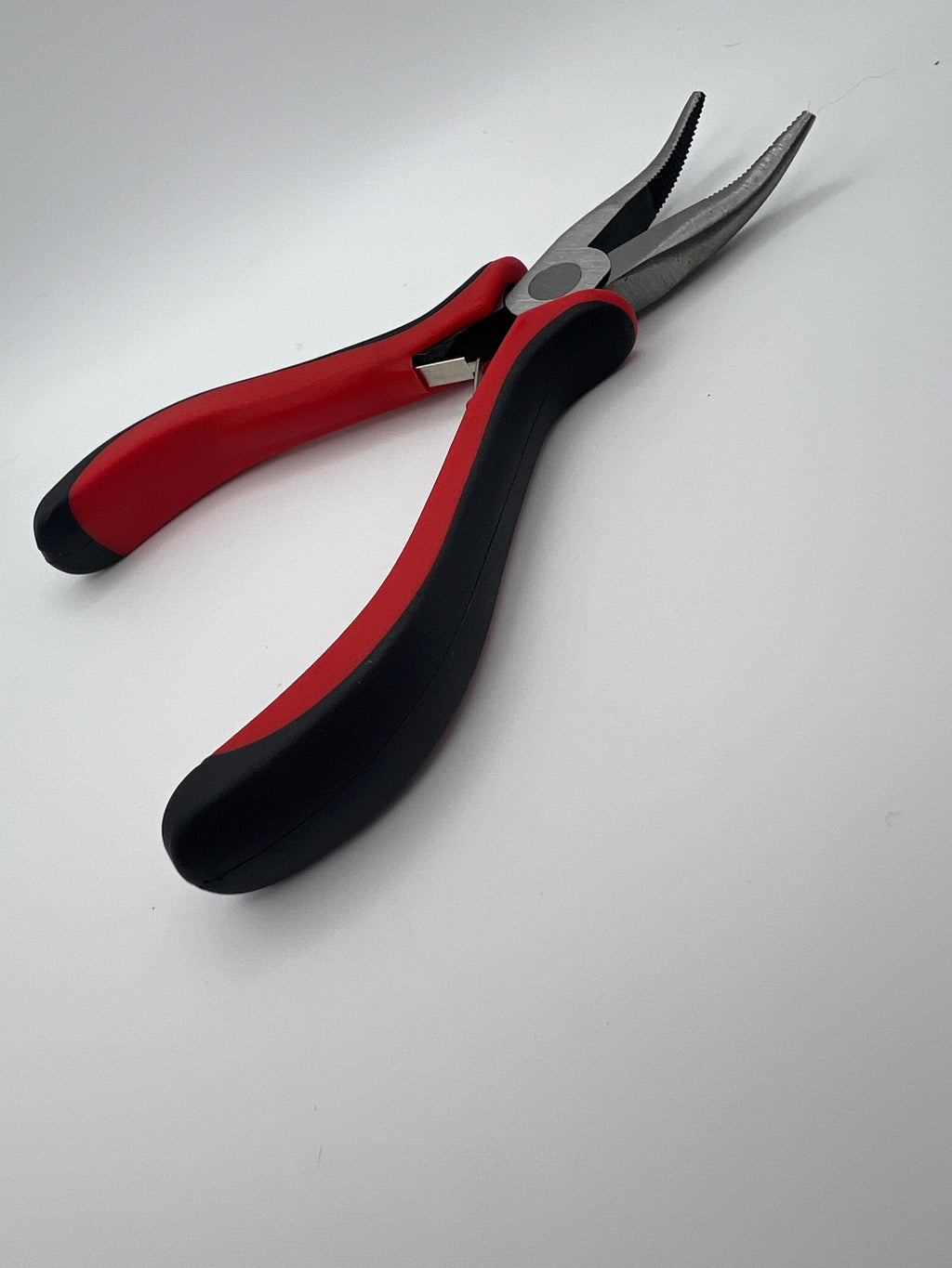 5.5-Inch Carbon Steel Bent Nose Pliers with Padded Handles