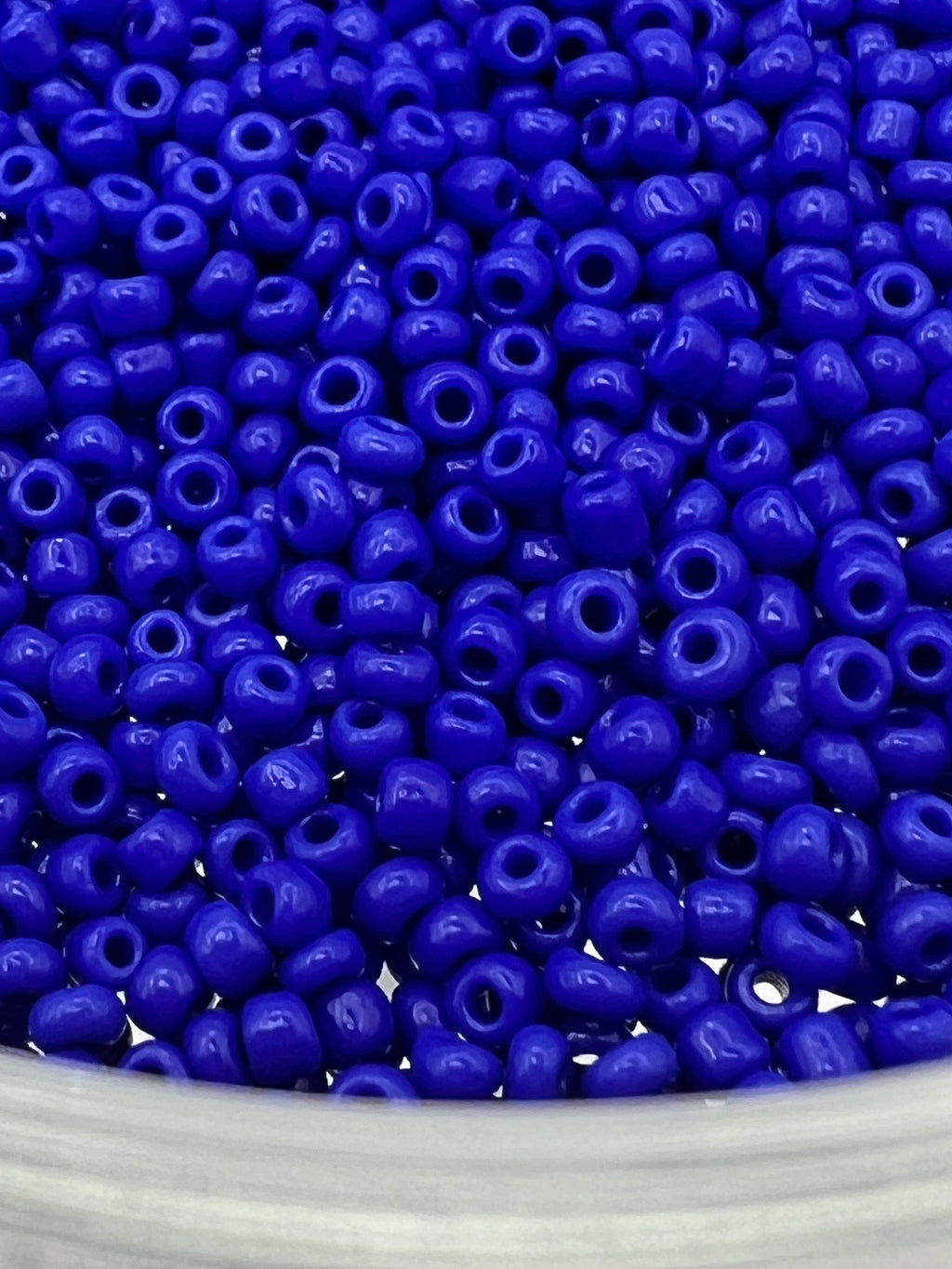 1 oz. 12/0 Opaque Glass Seed Beads Blue
