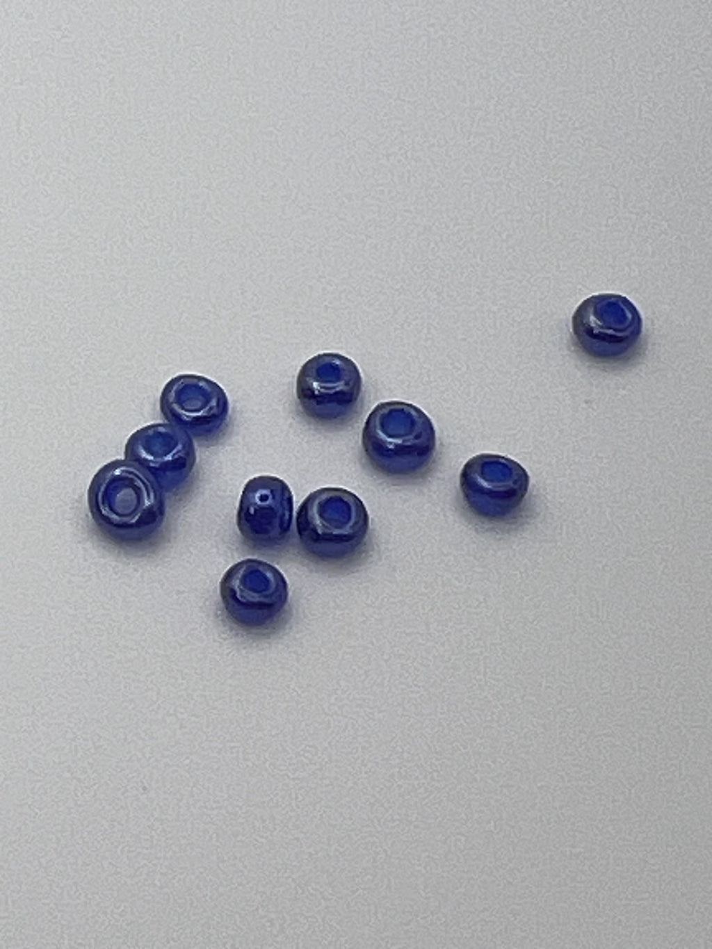 1 oz. 12/0 Transparent Lustered Glass Seed Beads Blue