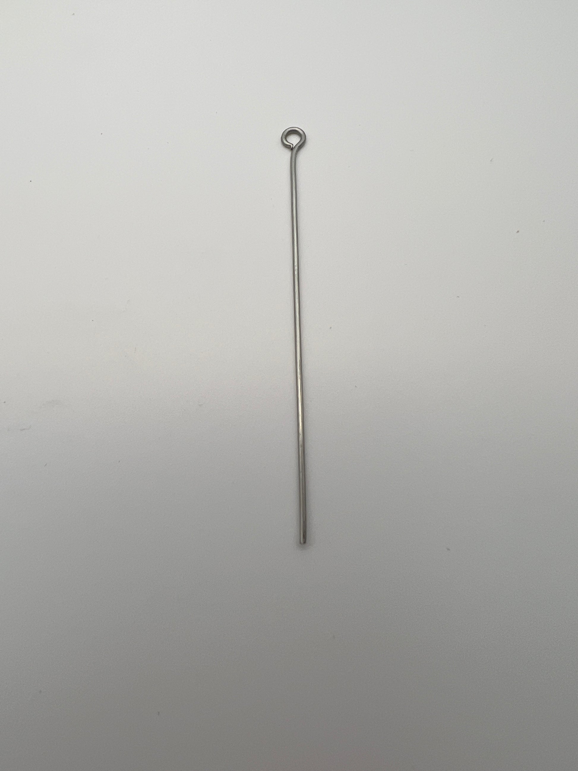 50mm 304 Stainless Steel Eye Pins - 100/Bag