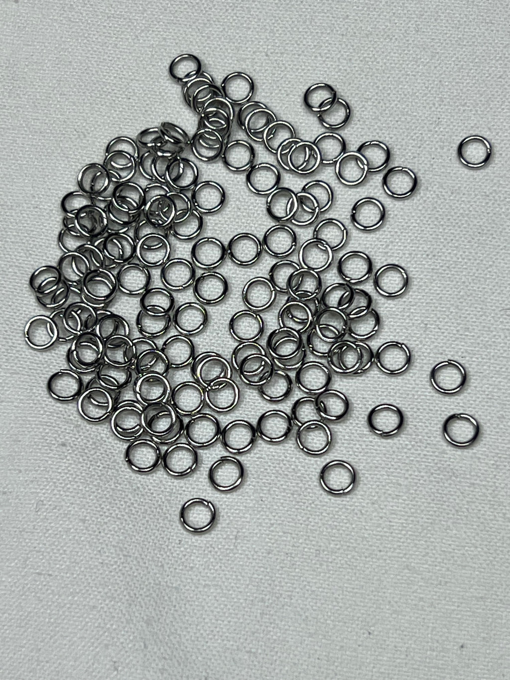 150 4mm 304 Stainless Steel Open Jump Rings