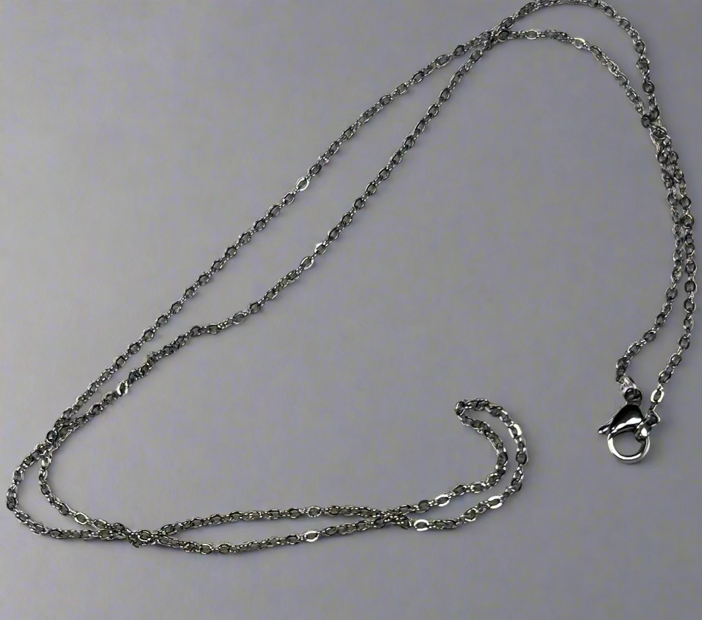 19.6" 304 Stainless Steel Cable Chain Necklace