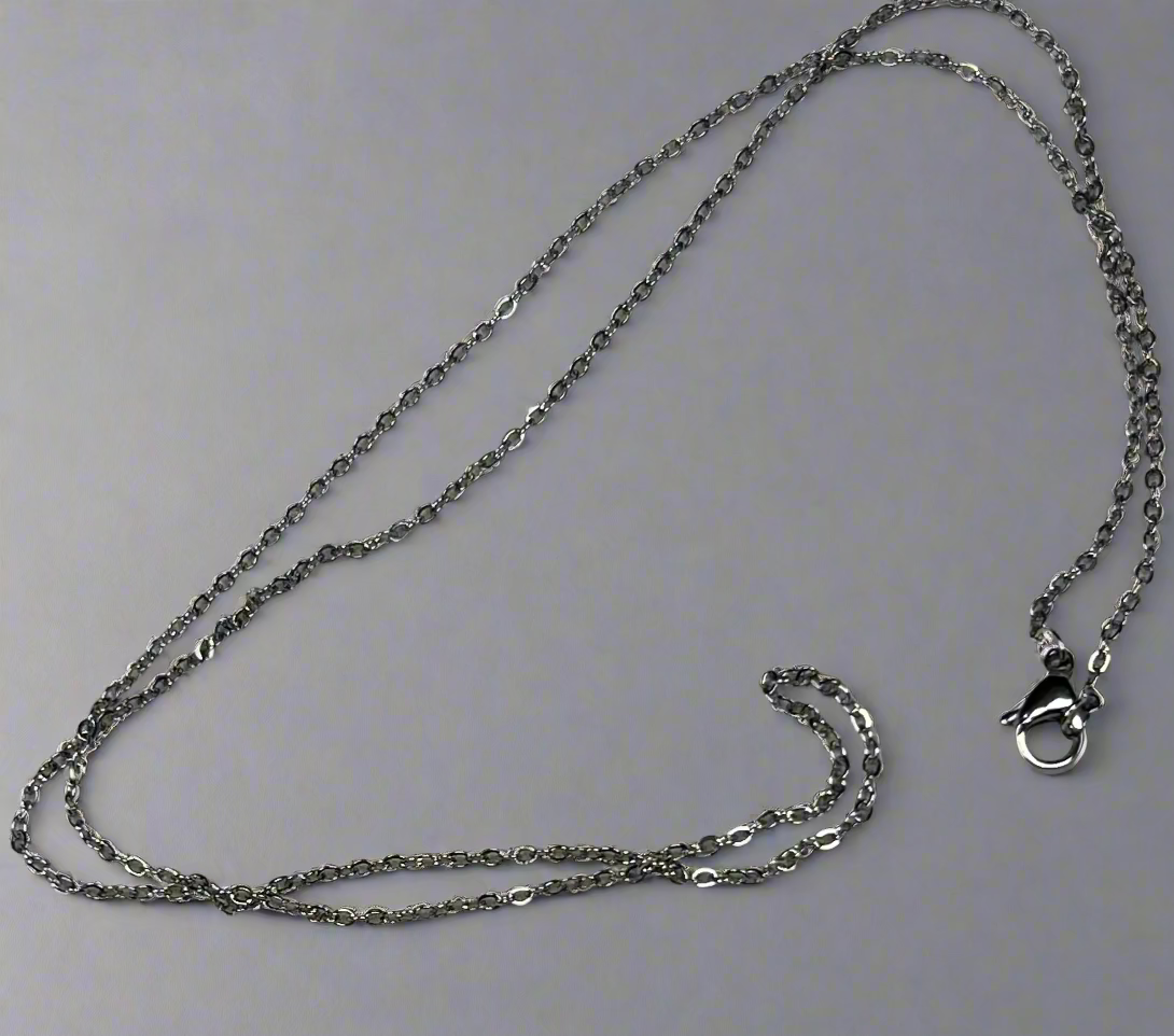 19.6" 304 Stainless Steel Cable Chain Necklace